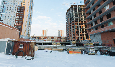 Ход строительства домов в ЖК  «Лесопарковый» - фото 178