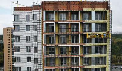 Ход строительства домов в ЖК  «Лесопарковый» - фото 38