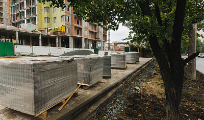 Ход строительства домов в ЖК  «Лесопарковый» - фото 78