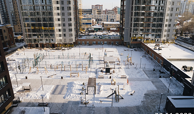 Ход строительства домов в ЖК  «Лесопарковый» - фото 17