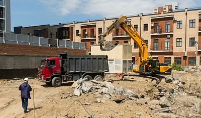 Ход строительства домов в ЖК  «Лесопарковый» - фото 254