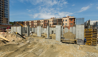 Ход строительства домов в ЖК  «Лесопарковый» - фото 257