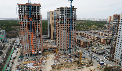 Ход строительства домов в ЖК  «Лесопарковый» - фото 122
