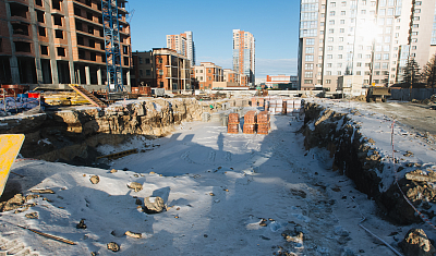 Ход строительства домов в ЖК  «Лесопарковый» - фото 200