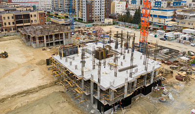 Ход строительства домов в ЖК  «Лесопарковый» - фото 241
