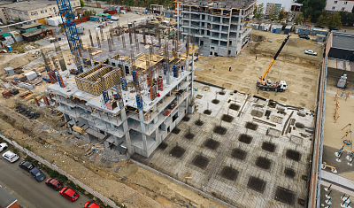 Ход строительства домов в ЖК  «Лесопарковый» - фото 228