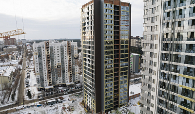 Ход строительства домов в ЖК  «Лесопарковый» - фото 13