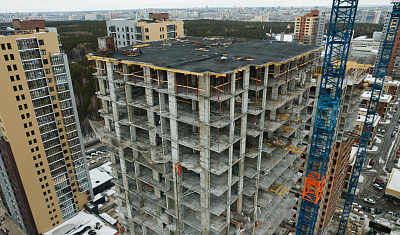 Ход строительства домов в ЖК  «Лесопарковый» - фото 159