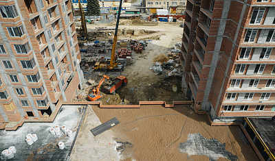 Ход строительства домов в ЖК  «Лесопарковый» - фото 129