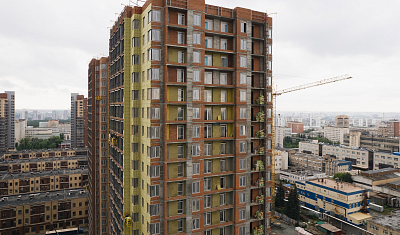 Ход строительства домов в ЖК  «Лесопарковый» - фото 69