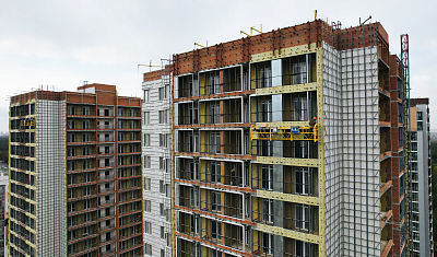 Ход строительства домов в ЖК  «Лесопарковый» - фото 37