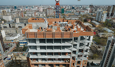 Ход строительства домов в ЖК  «Лесопарковый» - фото 131