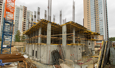 Ход строительства домов в ЖК  «Лесопарковый» - фото 246