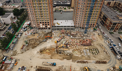 Ход строительства домов в ЖК  «Лесопарковый» - фото 98