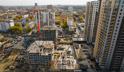 Ход строительства домов в ЖК  «Лесопарковый» - фото 215