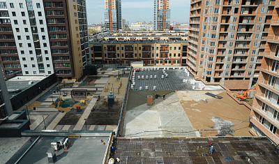 Ход строительства домов в ЖК  «Лесопарковый» - фото 128