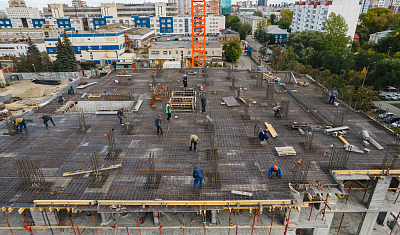 Ход строительства домов в ЖК  «Лесопарковый» - фото 229