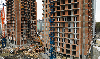 Ход строительства домов в ЖК  «Лесопарковый» - фото 141