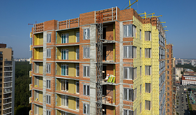 Ход строительства домов в ЖК  «Лесопарковый» - фото 53