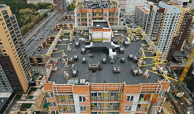 Ход строительства домов в ЖК  «Лесопарковый» - фото 41