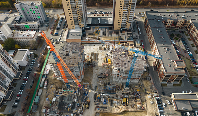 Ход строительства домов в ЖК  «Лесопарковый» - фото 217