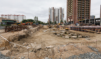 Ход строительства домов в ЖК  «Лесопарковый» - фото 97