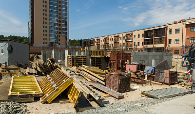 Ход строительства домов в ЖК  «Лесопарковый» - фото 259