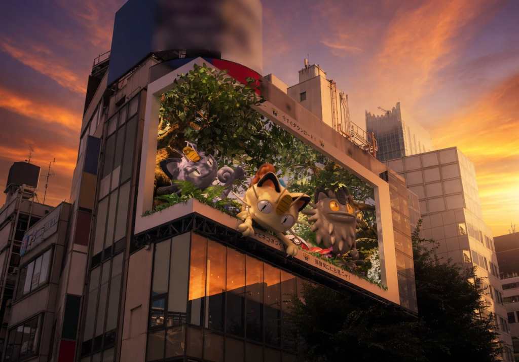 3D билборд в Токио