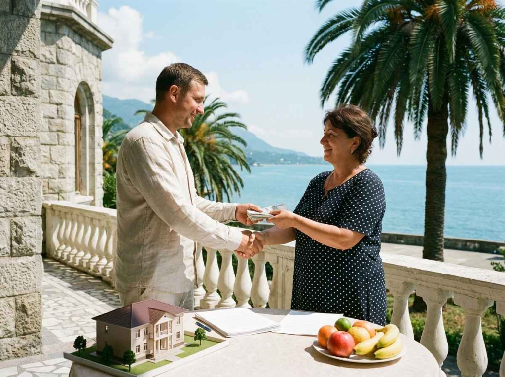 Предоплата за апартаменты в Абхазии