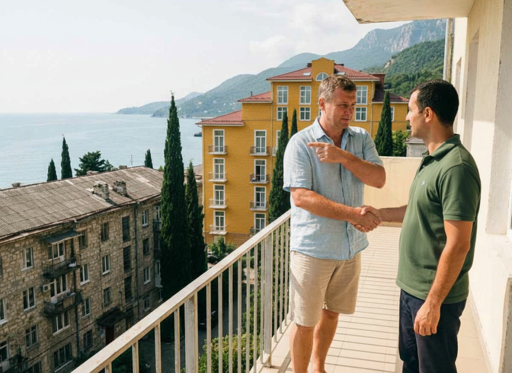 Покупка апартаментов у застройщика в Абхазии Жилье в Абхазии первая линия