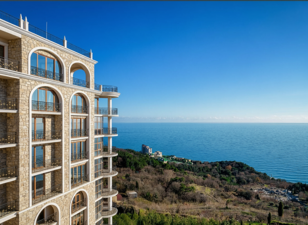 Недвижимость на первой береговой линии в Крыму Жилой комплекс у моря в Крыму