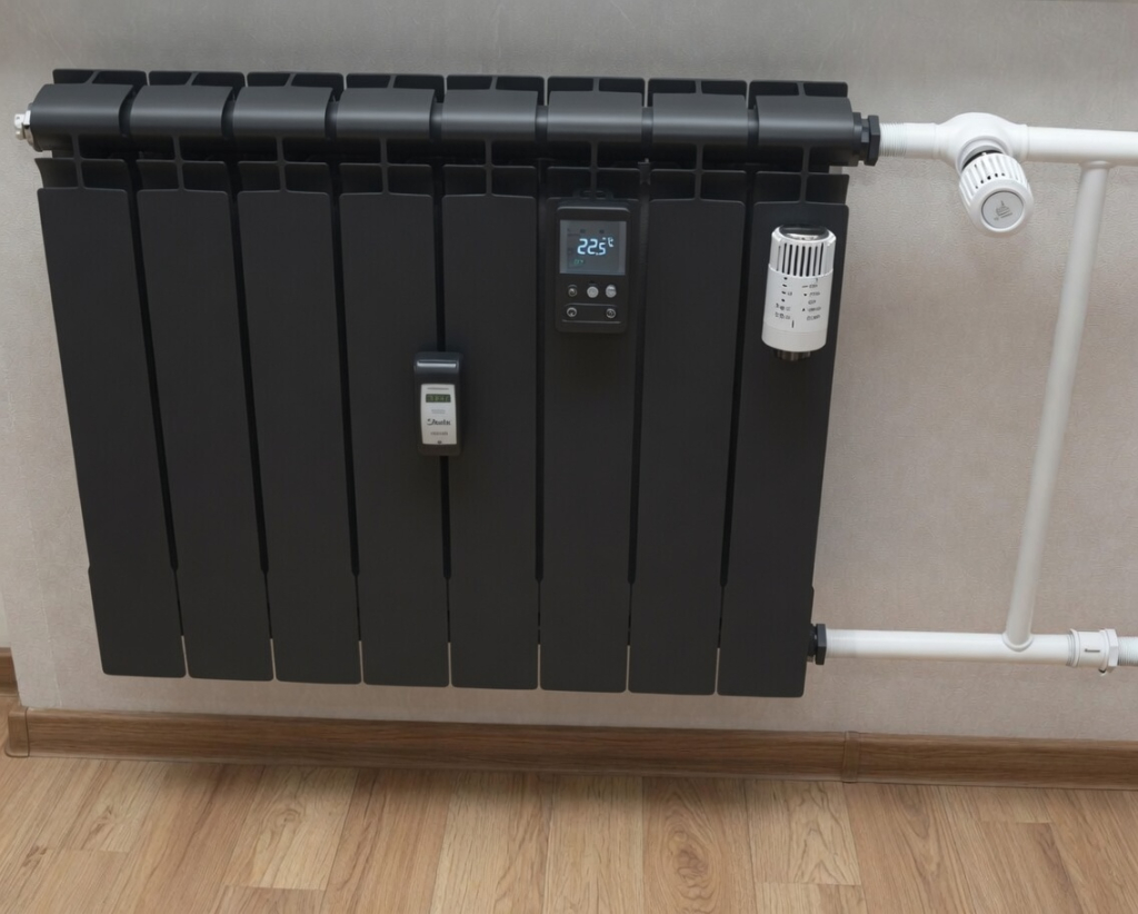 Современные приборы учета тепла и автоматической терморегуляции на радиаторе