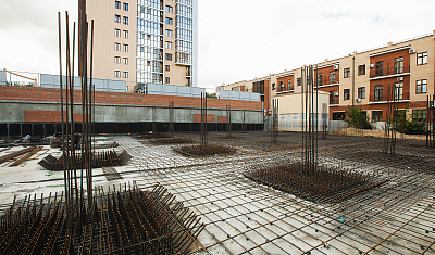 Ход строительства домов в ЖК  «Лесопарковый» - фото 24