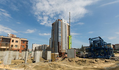 Ход строительства домов в ЖК  «Лесопарковый» - фото 247
