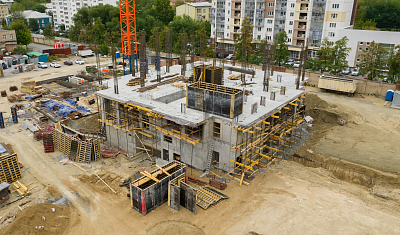 Ход строительства домов в ЖК  «Лесопарковый» - фото 231