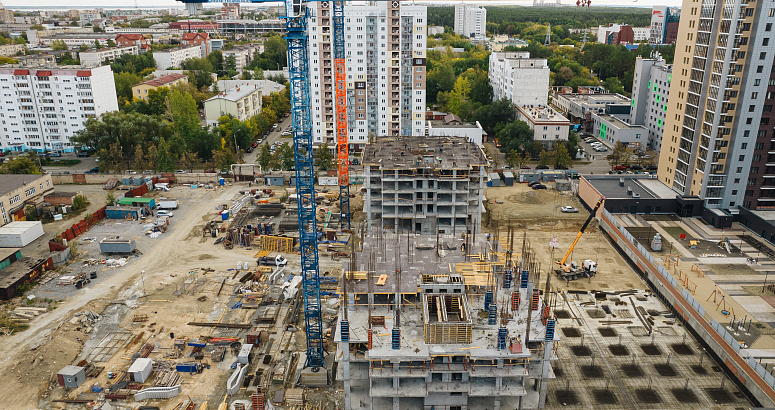 Ход строительства домов в ЖК  «Лесопарковый» - фото 218