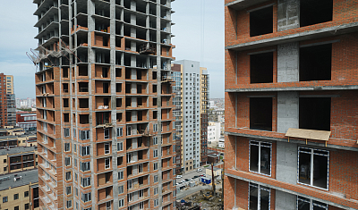 Ход строительства домов в ЖК  «Лесопарковый» - фото 125