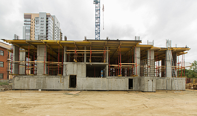 Ход строительства домов в ЖК  «Лесопарковый» - фото 239