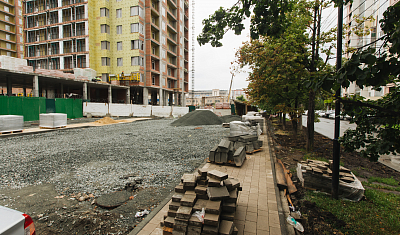 Ход строительства домов в ЖК  «Лесопарковый» - фото 80
