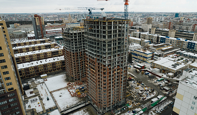 Ход строительства домов в ЖК  «Лесопарковый» - фото 148