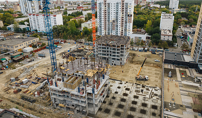 Ход строительства домов в ЖК  «Лесопарковый» - фото 30