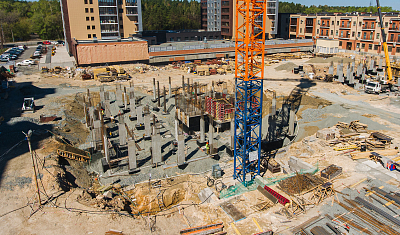 Ход строительства домов в ЖК  «Лесопарковый» - фото 39