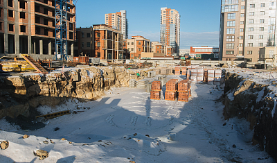 Ход строительства домов в ЖК  «Лесопарковый» - фото 200